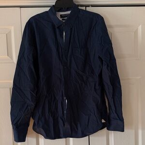 Denim & Flower Dark Blue Shirt Jacket